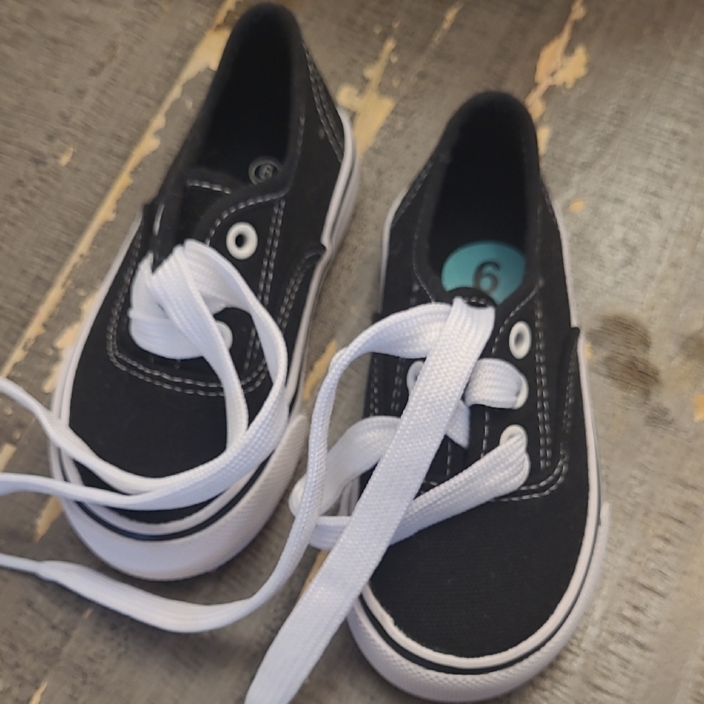 Classic Black Kids Shoes